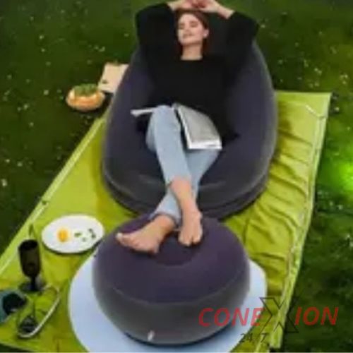 CloudComfort™  SILLON INFLABLE ERGONOMICO CON REPOSAPIES